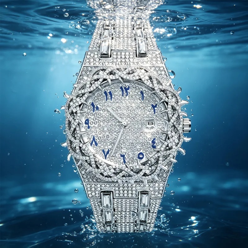 Luxury Watch Iceberg - Iced Out Bling Heren Quartz Horloge
