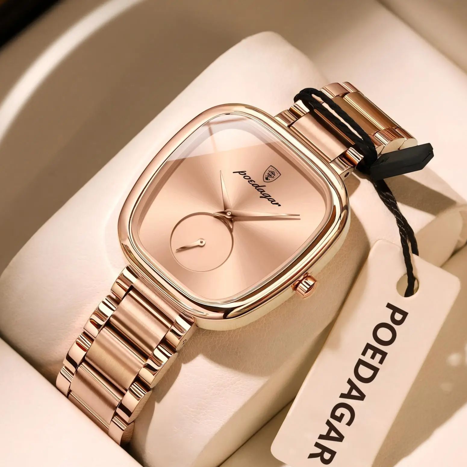 Luxury Watch Top 10 - POEDAGAR Topmode Dameshorloge Waterdicht Roestvrij Staal