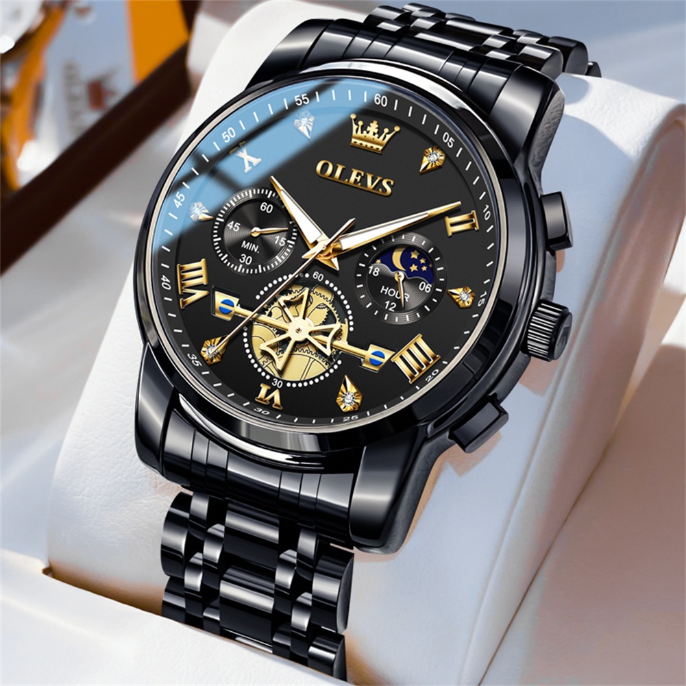 OLEVS Gloednieuwe luxe chronog - Luxury Watch Magazine recensie en prijs