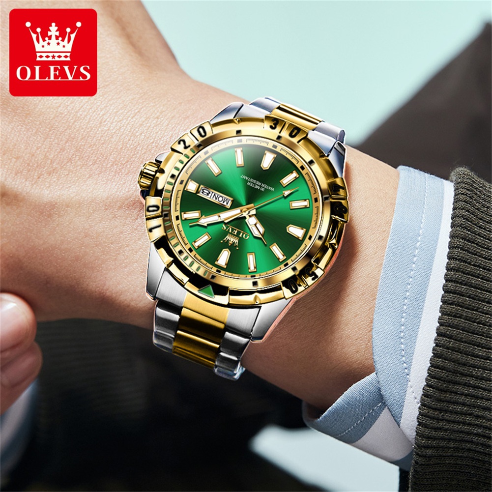 OLEVS 5560 Topmerk quartz pols - Luxury Watch Maker recensie en prijs